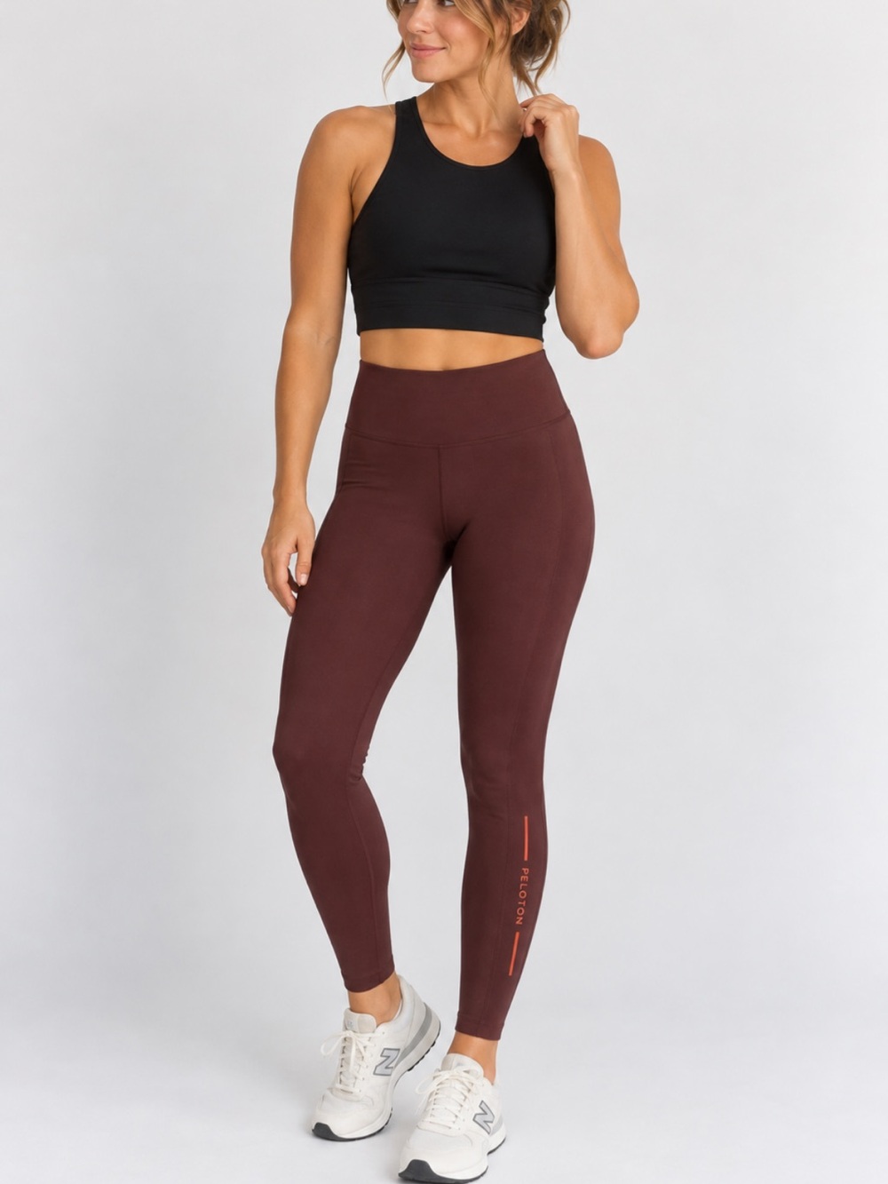 Peloton High Rise Leggings Maroon Size Medium 27” Inseam